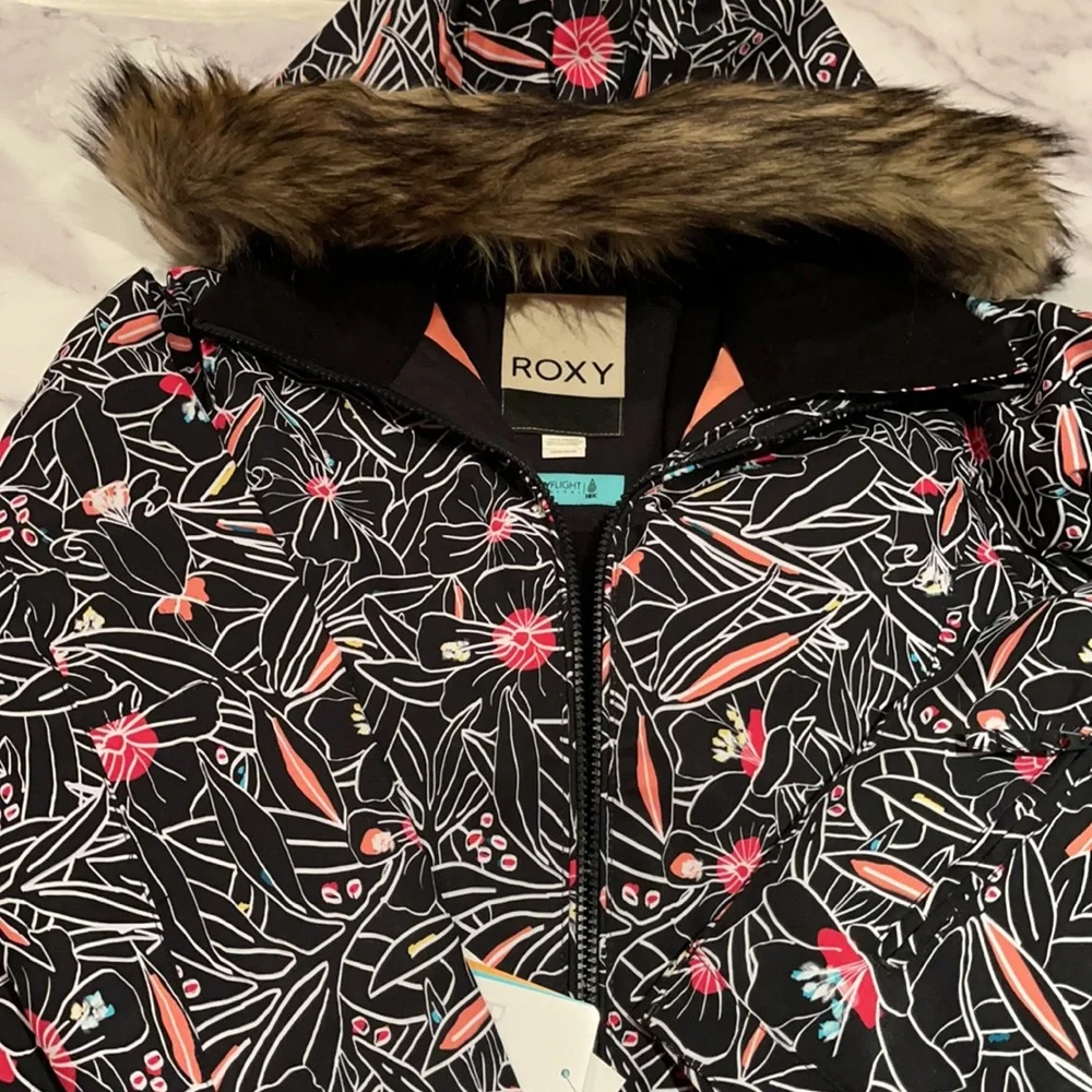 🔥Roxy American Pie Snowboard Jacket - Waterproof, Insulated NWT - Picture 6 of 6